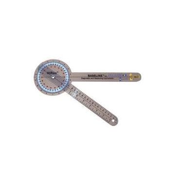 Baseline 12" Hi-Res Plastic Goniometer/ Absolute+Axis Built-In
