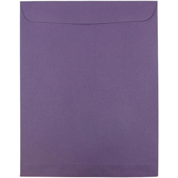10 x 13 Open End Envelopes - Dark Purple 28lb