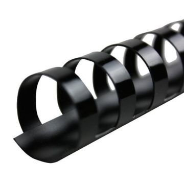 Fellowes Premium 3/4" Black Plastic Binding Combs 100pk - 52367