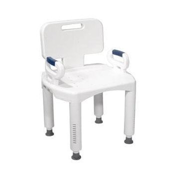 Drive Medical Premium Series Bath Bench with Back and Arms