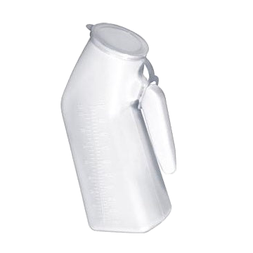 Drive Medical Male Urinal with cap, 32 oz Capacity - Singles