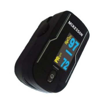 McKesson Fingertip Pulse Oximeter, Battery Operated without Alarm