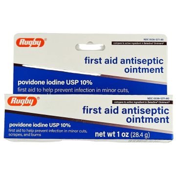 First Aid Antiseptic Ointment 1 oz by Rugby (1 or 3 Pack) - 1 Pack