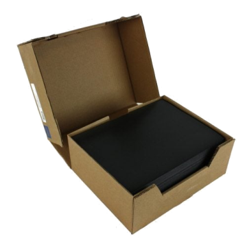 GBC ECO Friendly Black Recycled Regency Covers 200pk - 25812