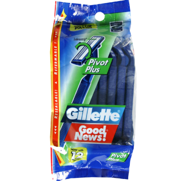 Gillette Good News Pivot Plus Men's Razors 12 Pack