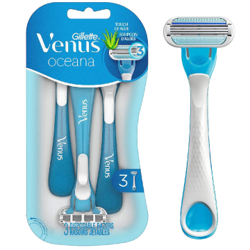 Gillette Venus Oceana Women's Disposable Razors 3 Pack