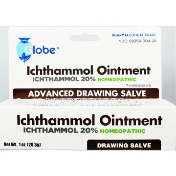 Ichthammol Ointment Drawing Salve, 1 oz by Globe