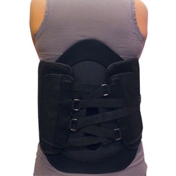 Evolution 637 Spinal Brace with 627 Panel - Single - With Hot / Cold Gel Pack, Small (30 inch - 35 inch).