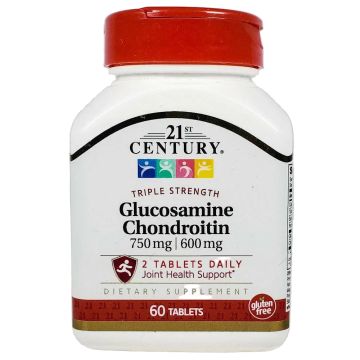 Glucosamine Chondroitin 60 Tablets by 21st Century