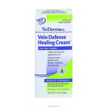 Genuine Virgin Aloe TriDerma Vein Defense Healing Cream