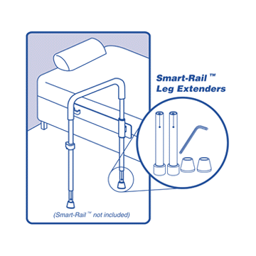 Smart-Rail Leg Extenders by Healthcraft Products