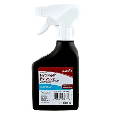 Hydrogen Peroxide Topical Spray by Leader