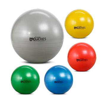 Pro Series Exercise Balls by TheraBand - Yellow - 18 Inches / 45 cm