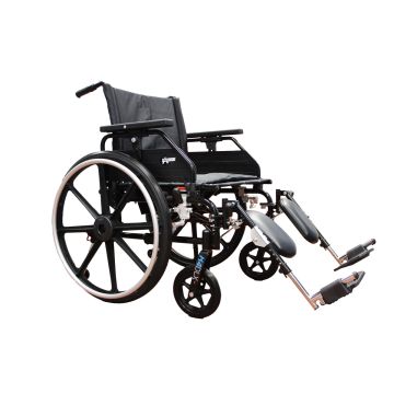 ProBasics K4 Deluxe Wheelchair - 16 x 16 Inches-Height Adjustable Flip Back - Swing-Away Footrests