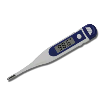 Digital flexible tip thermometer, 9 second reading.