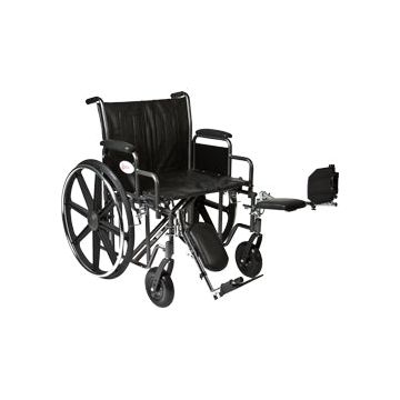 K7-Lite Wheelchair, Elevating Legrests - K72218DHREL, K7 - Lite Wheelchair, 22'' x 18'', Elevating Legrests
