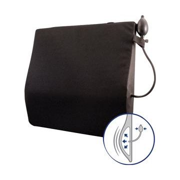 Avir Wheelchair Back Cushion with Adjustable Lumbar Support by K2 Health Products - Singles - 16 inch.