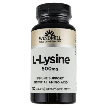 L-Lysine 500 mg 120 Tablets by Windmill