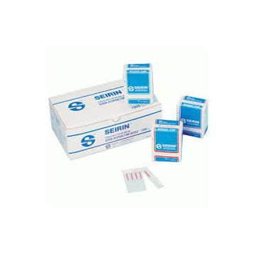 SEIRIN D-Type Acupuncture Needles 15 mm by Lhasa Oms Inc - Red