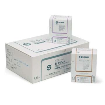 SEIRIN L-Type Acupuncture Needles by Lhasa Oms Inc - Box - 3 Gauge / Blue / 30 mm