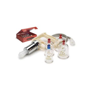 Deluxe 17 Piece Deluxe Plastic Cupping Set by Lhasa Oms Inc