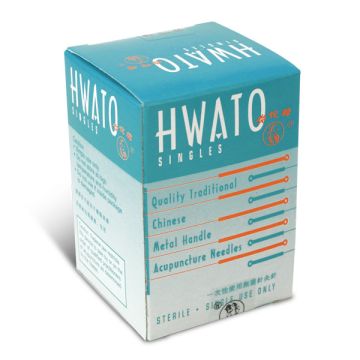 Hwa-To Single Needles by Lhasa Oms Inc - Box of 100 - Box of 100,0.20 X 25mm.