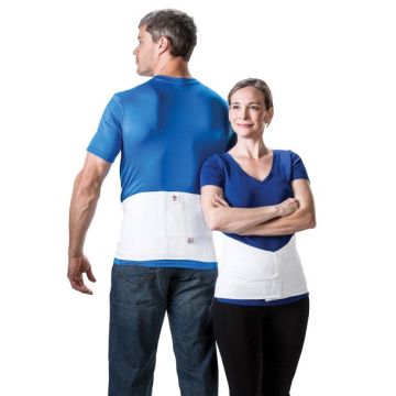Triple Action Elastic LS Back Support by Core Products - With Pad / Small