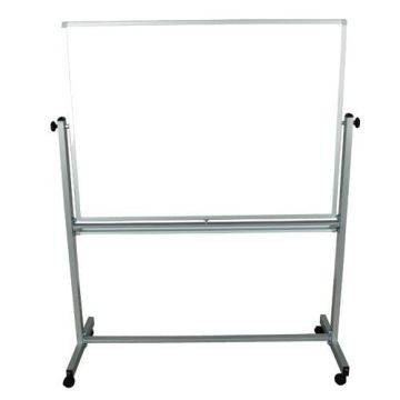 Luxor 48" x 36" Reversible Magnetic Steel Mobile Whiteboard