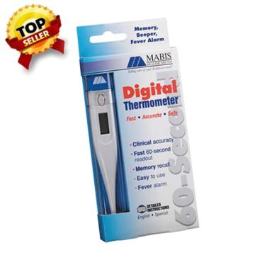 Mabis Healthcare Inc 60-Second Digital Thermometer Oral with Beeper by Briggs Healthcare