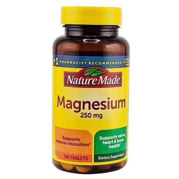 Magnesium 250 mg 100 Tablets by Nature Made