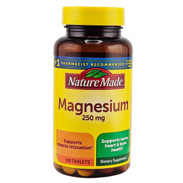 Magnesium 250 mg 100 Tablets by Nature Made