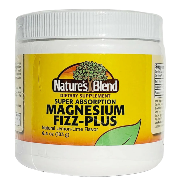 Magnesium Fizz-Plus, 6.4 oz by Natures Blend