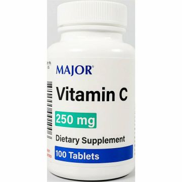 Vitamin C 250 mg 100 Tablets by Major