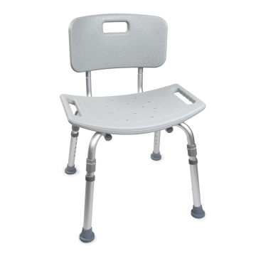 McKesson Aluminum Bath Transfer Bench with Removable Back