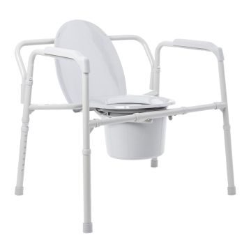 McKesson Heavy-Duty Folding Bariatric Commode