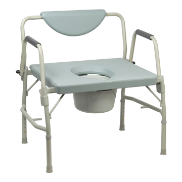 McKesson Oversized Drop-Arm Commode