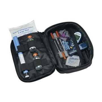 Diabetic Travel Organizer Plus 5" x 6-1/2" x 2-1/2" by Medicool