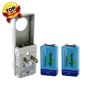 Medi-Stim Inc 9 Volt Rechargeable Battery Kit with 2 Batteries & Charger