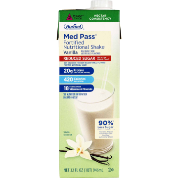 Med Pass® Reduced Sugar Vanilla Fortified Nutritional Shake