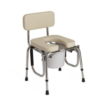 Guardian® Padded Drop Arm Commode