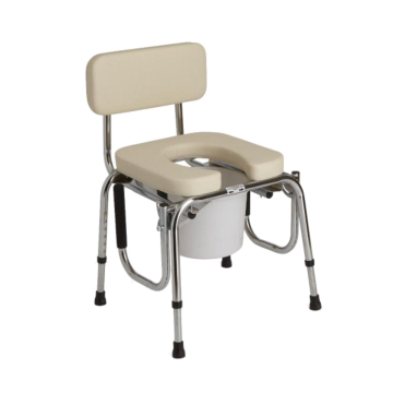 Guardian® Padded Drop Arm Commode
