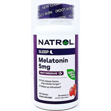 Melatonin 5 mg 90 Fast Dissolve Tablets by Natrol