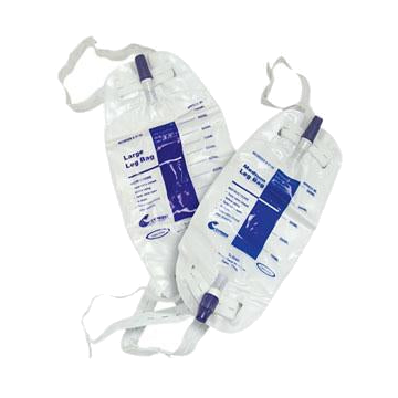 AMSure Urinary Leg Bag with Anti-reflux Push Pull Drain Port 600mL Medium by Amsino Urological