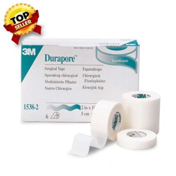 Durapore Silk-Like Tape, 1 inch x 10 yds Box of 12 by 3M