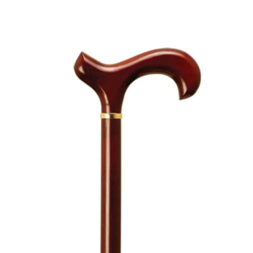 Men's Derby Handle Cane Rosewood Stain by Alex Orthopedic