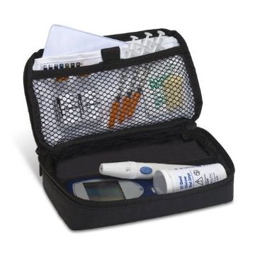 Diabetic Organizer Wallet, Black by Medport - Box of 6