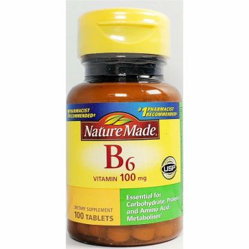 Vitamin B6 - 100 mg 100 Tablets by Nature Made