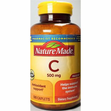 Vitamin C - 500 mg 500 Caplets by Nature Made