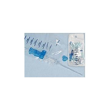 MTG EZ-Gripper® Closed System Firm Intermittent Catheter Kit with 14Fr 16" Catheter and BZK Wipe, Sterile, Latex-free