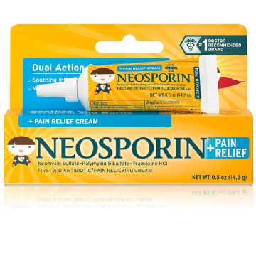 Neosporin For Kids + Pain Relief First Aid Antibiotic Cream